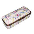 Stamp Box with Light Pink Floral Elegance Limoges, a hand-painted Limoges porcelain gift