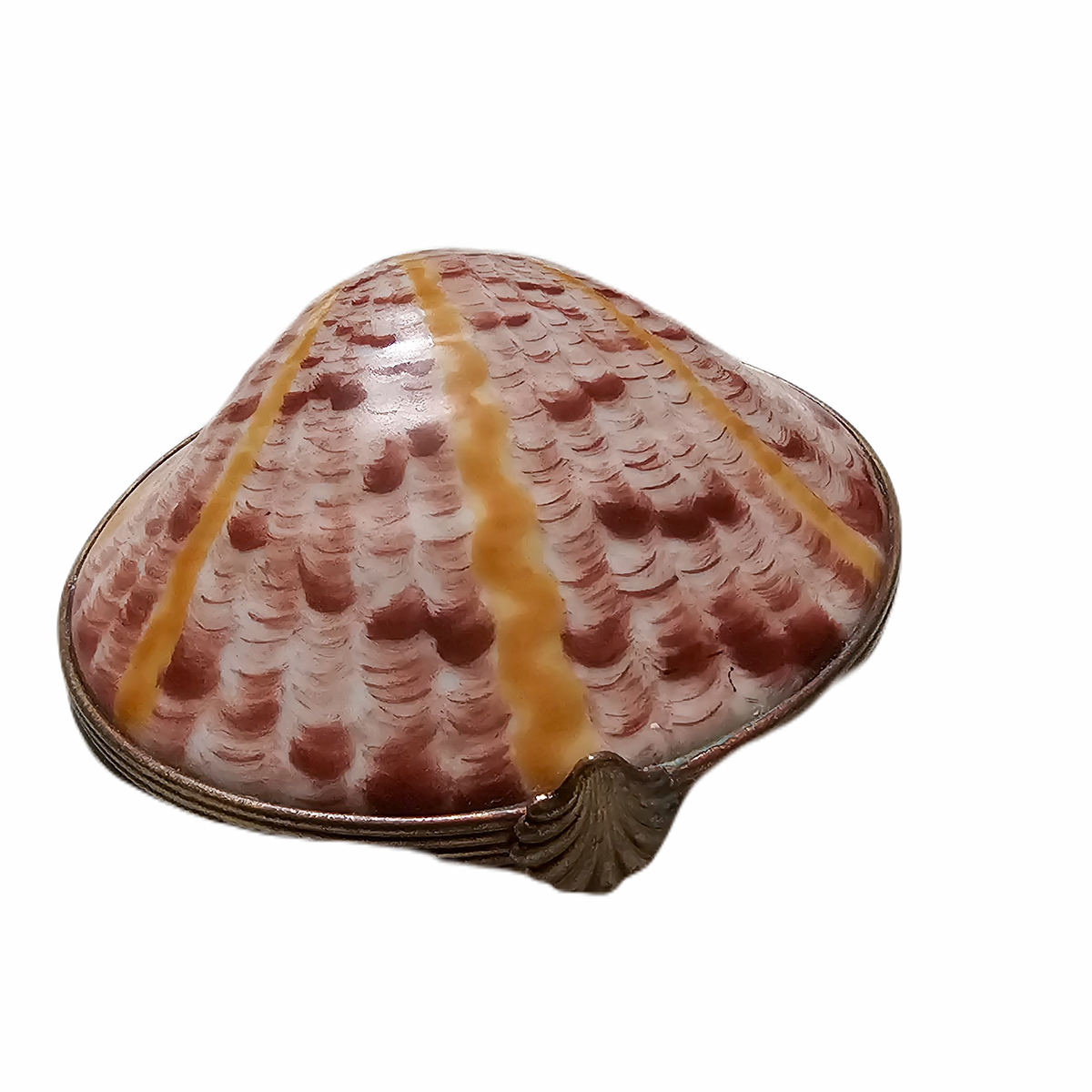 Sea Shell Treasure Box for Ocean Lovers, a hand-painted Limoges porcelain gift