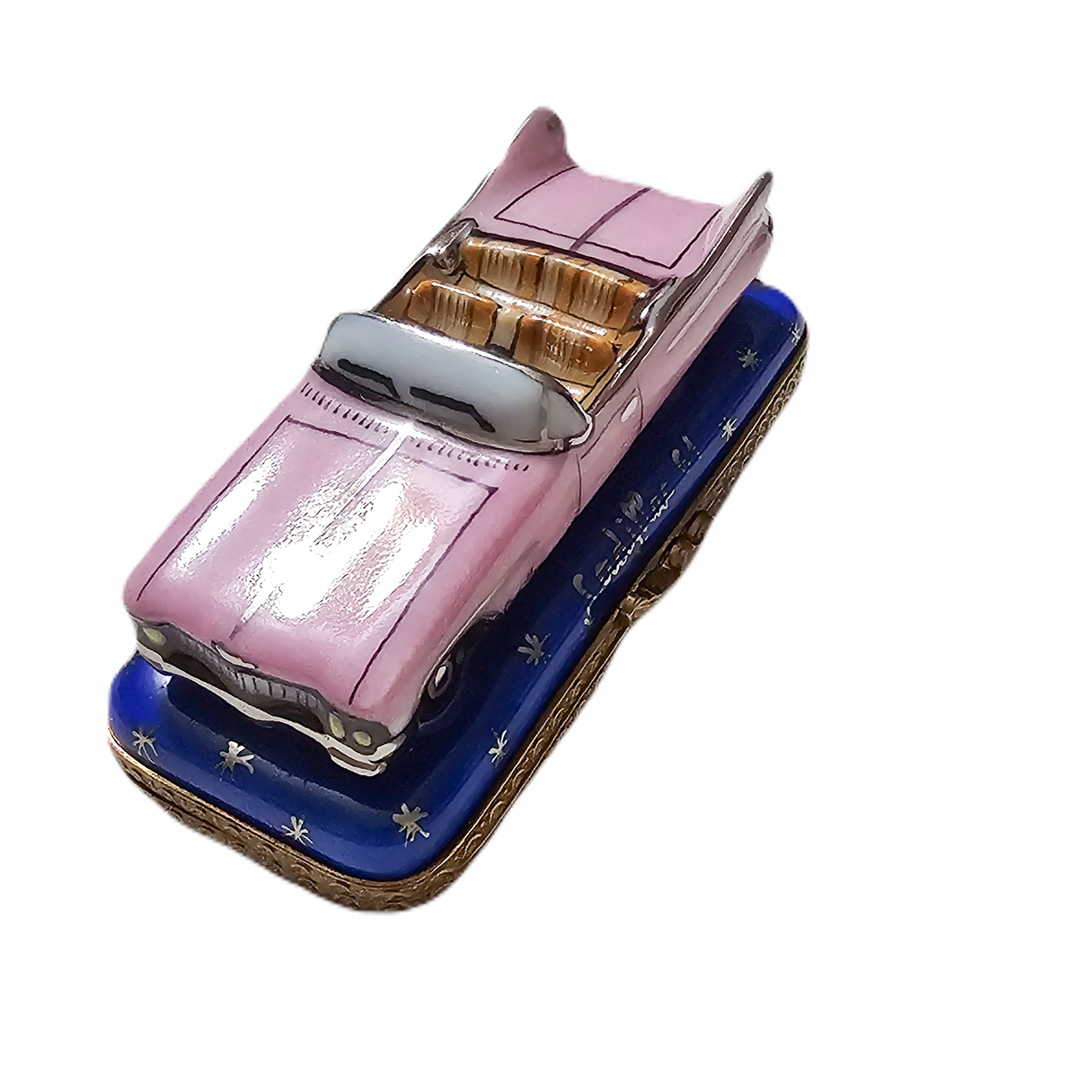 Pink Classic Car Limoges Box Keepsake, view 4