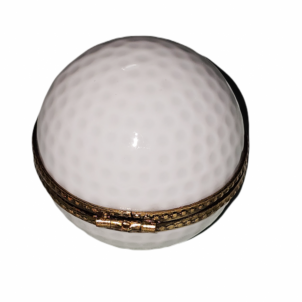 Golf Ball w Flag Inside Porcelain Art Object, view 3