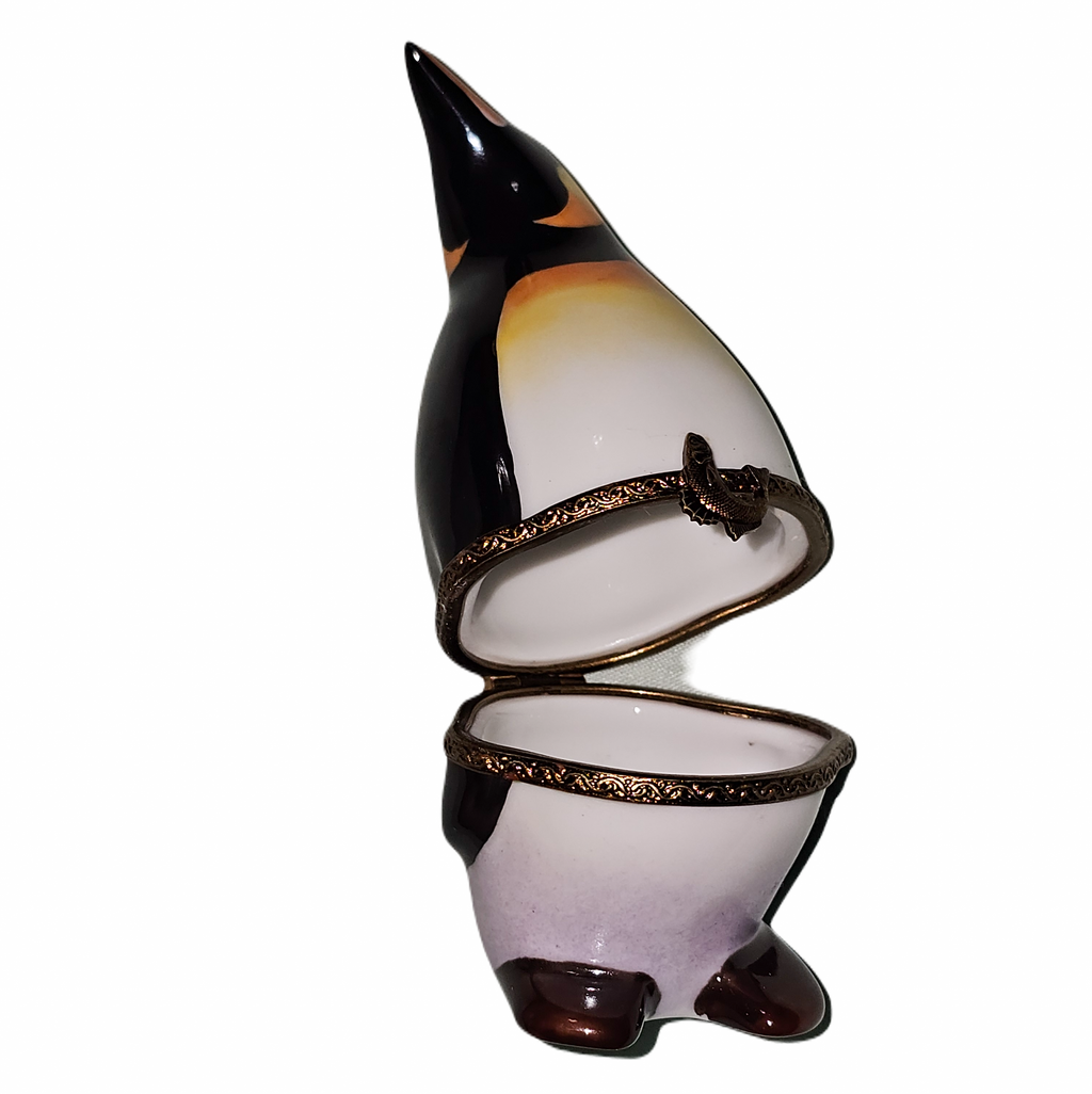 Charming Limoges Penguin Box, view 2
