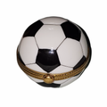 Soccer Ball Rochard Limoges Box for Fans, a hand-painted Limoges porcelain gift