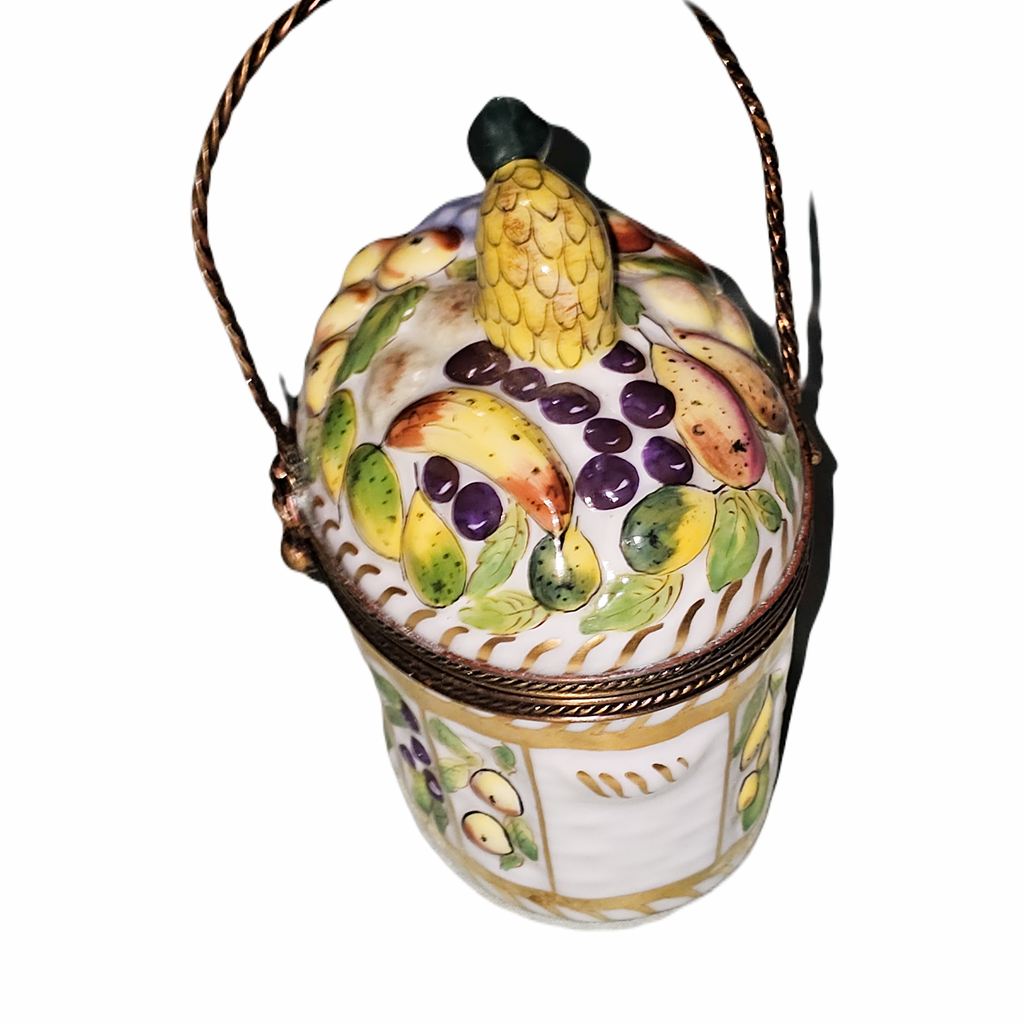 Large Fruit Basket Limoges Box, view 3
