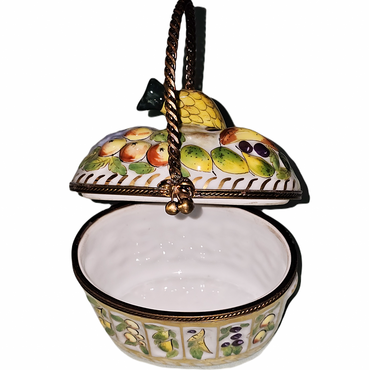 Large Fruit Basket Limoges Box, view 2