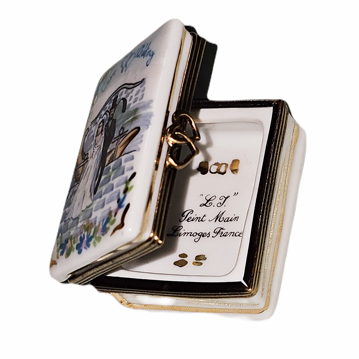 Gift idea for someone who loves France: Wedding Book Limoges box