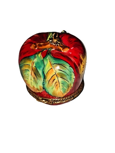 Apple w Bee Limoges Box Large Unsigned, view 5