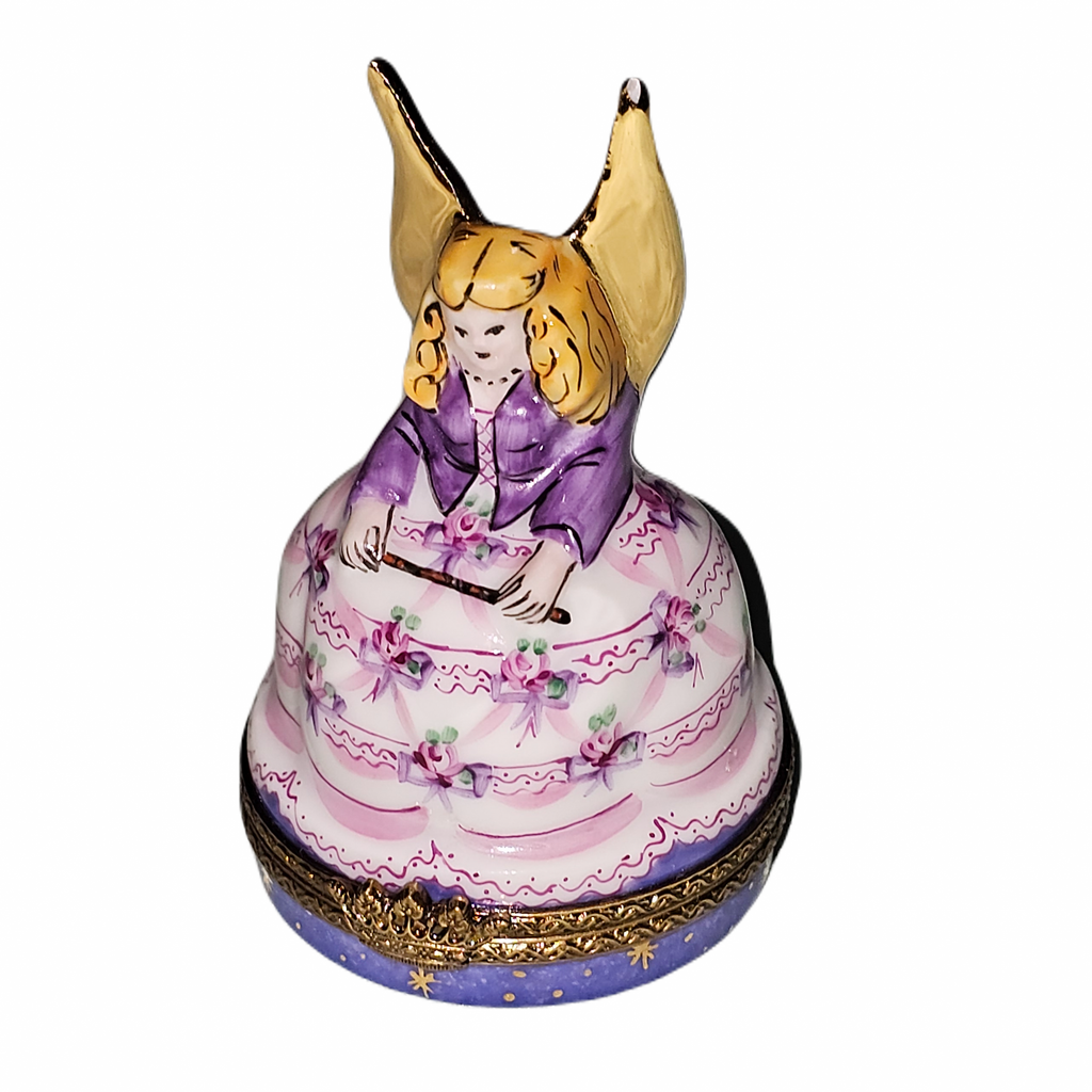 Pink Purple Angel Limoges Box, view 3