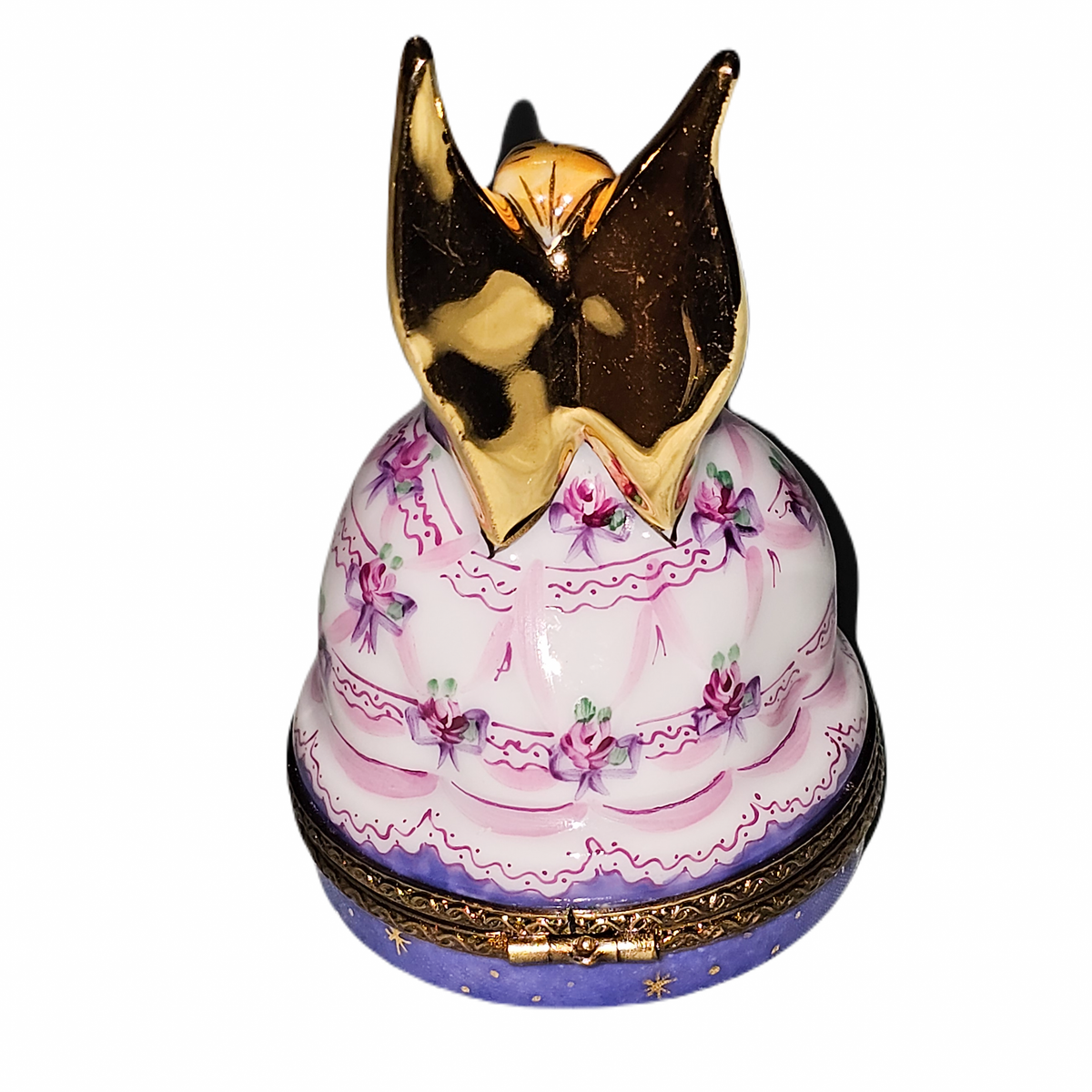 Pink Purple Angel Limoges Box, view 4