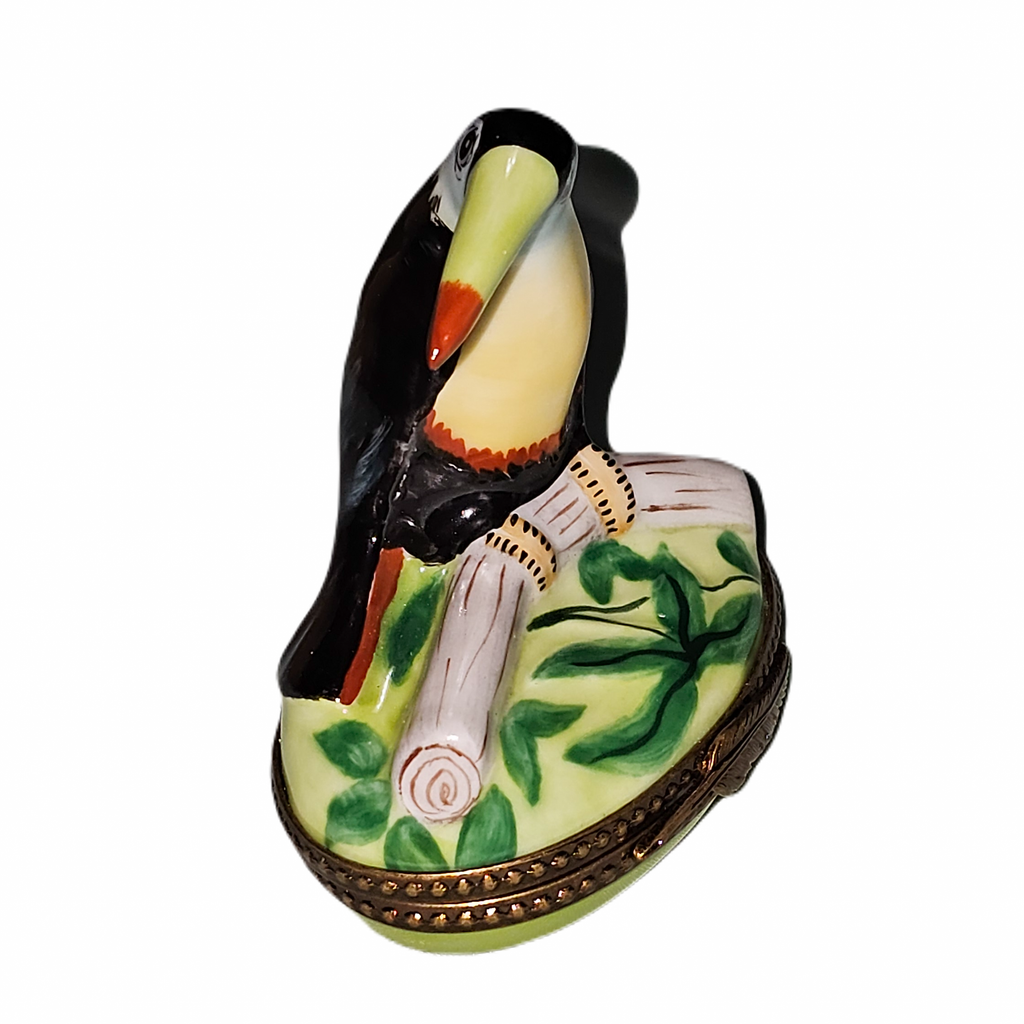 Toucan Jungle Bird Limoges Box for Tropical Home Decor, view 3