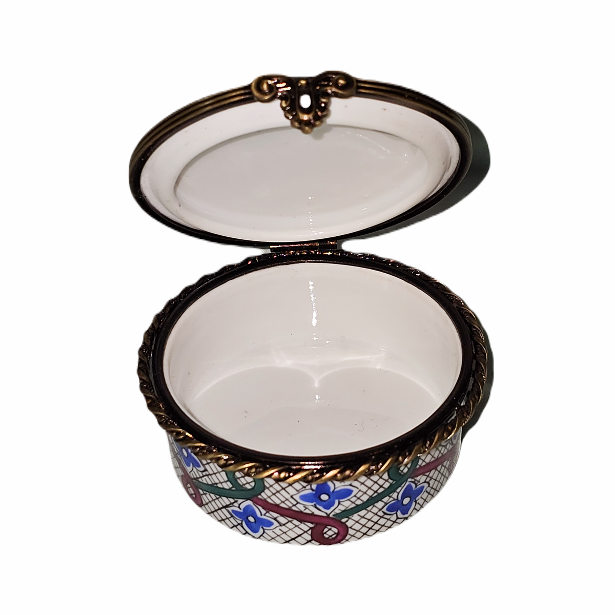 Joker Round Design Limoges Box, view 2