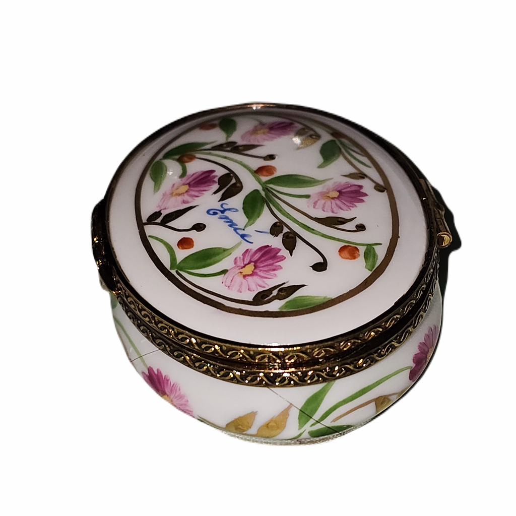 Madame Pompadour Pink Flowers Small Oval, view 3