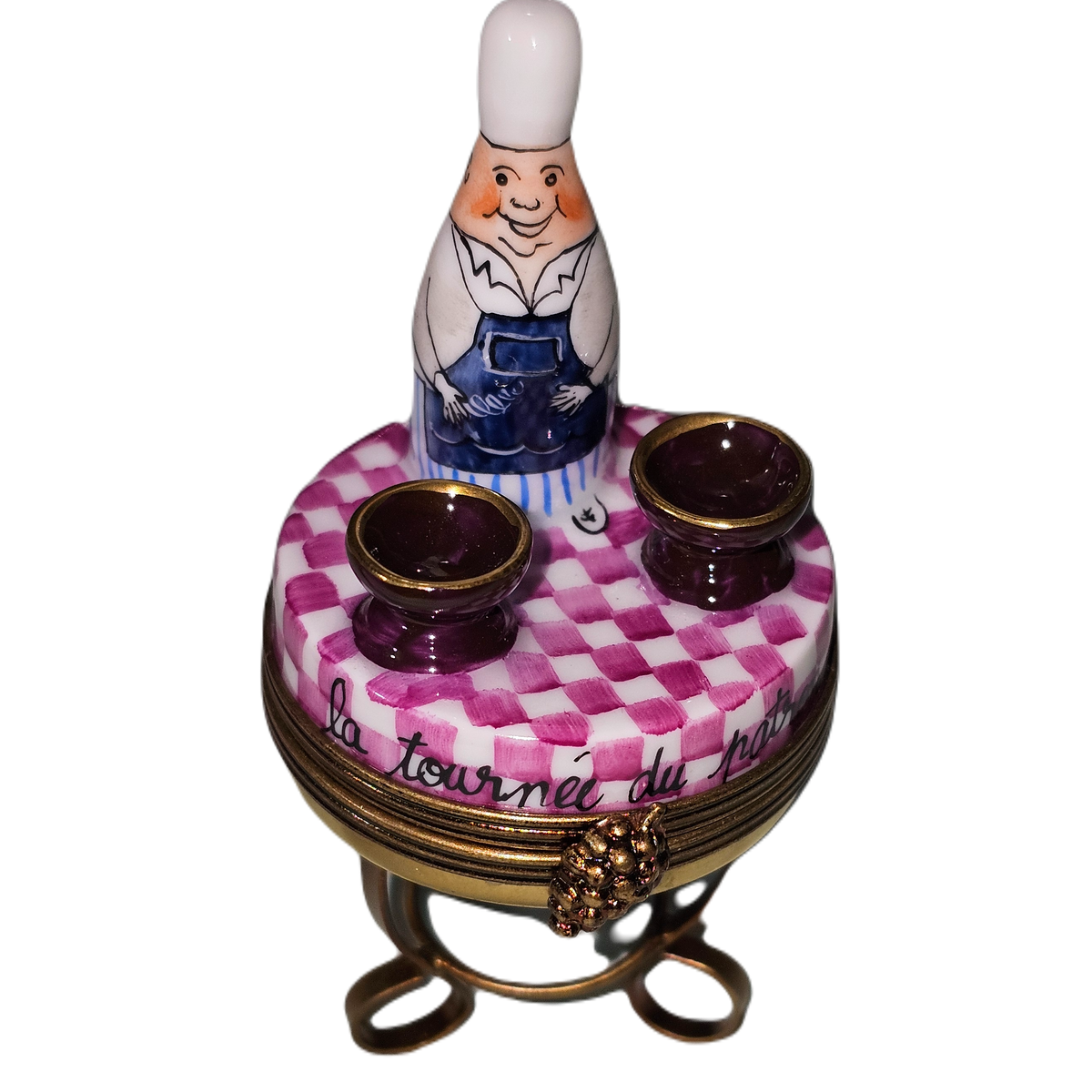 Chef's Table Limoges Box for Culinary Enthusiasts, a hand-painted Limoges porcelain gift