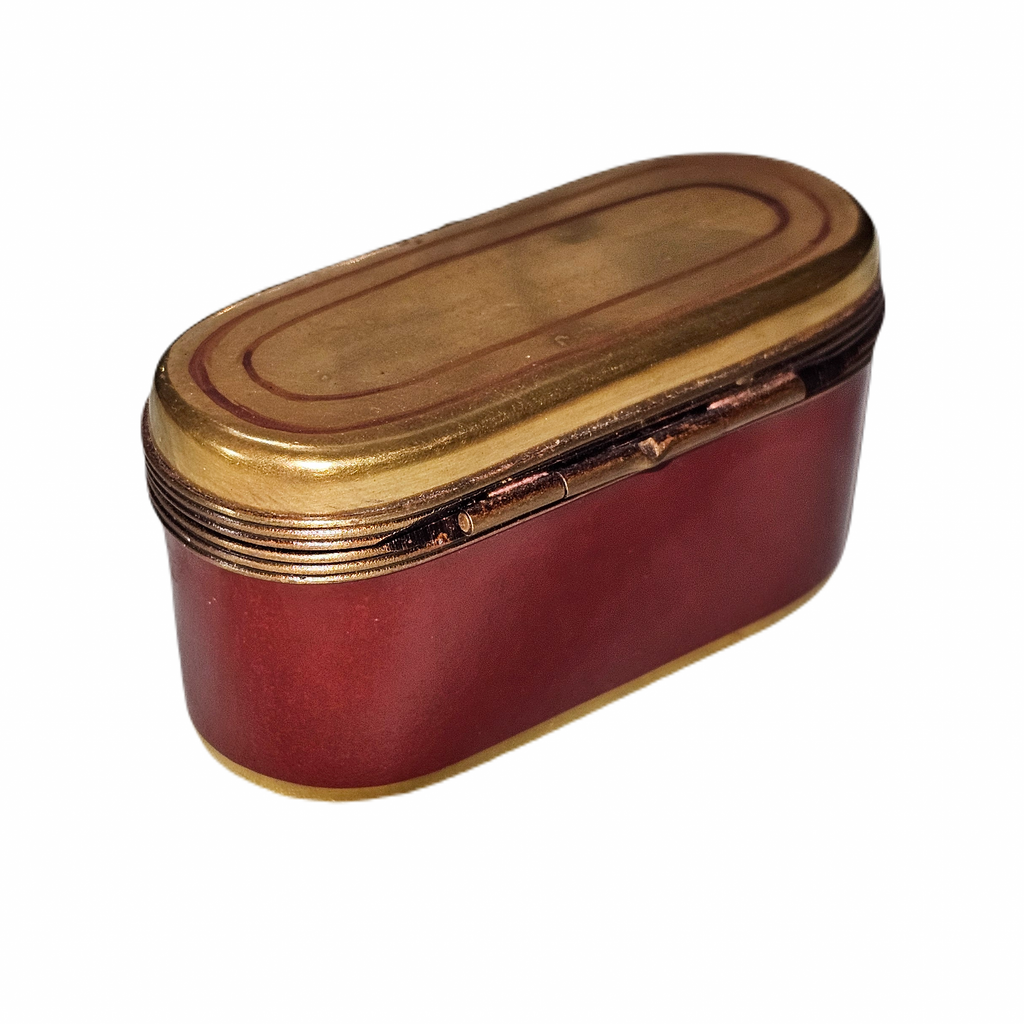 Can of Foie Gras French Delicacy Limoges Box, view 3