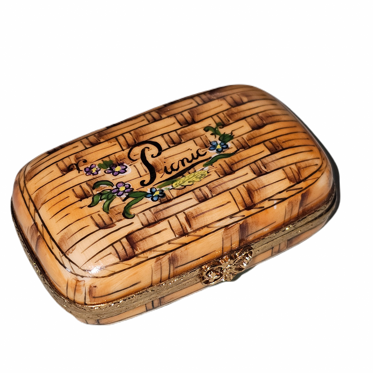 Picnic Basket Limoges Treasure for Nature Lovers, view 2