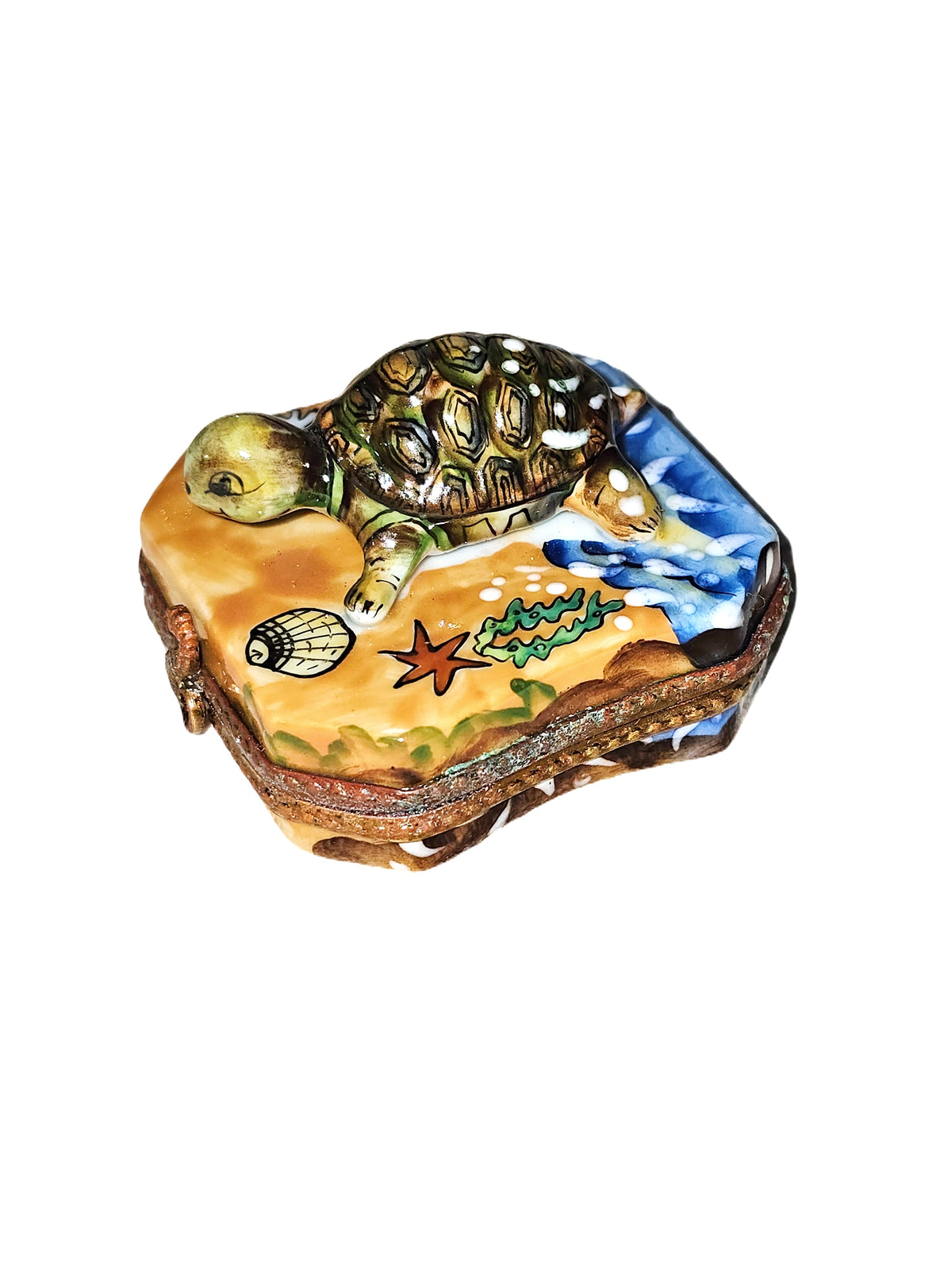 Turtle Beach Limoges Box for Ocean Lovers, view 2