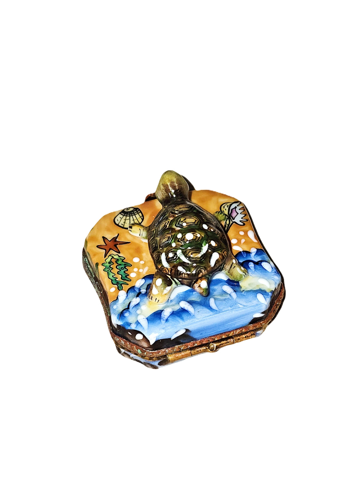 Turtle Beach Limoges Box for Ocean Lovers, view 3