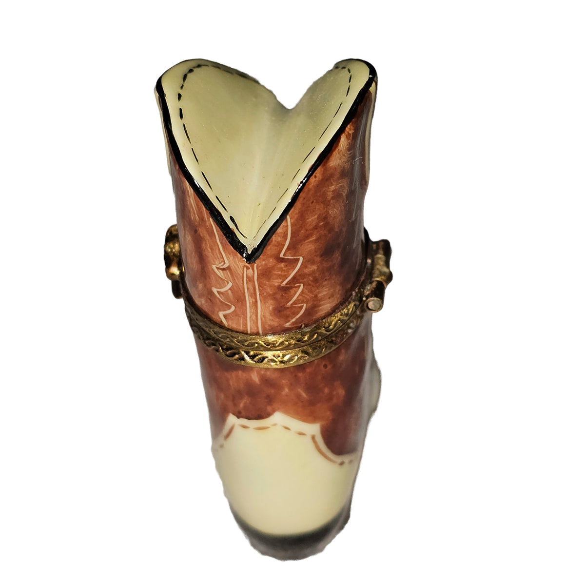 Cowboy Boot PV Limoges Box for Collectors, view 3