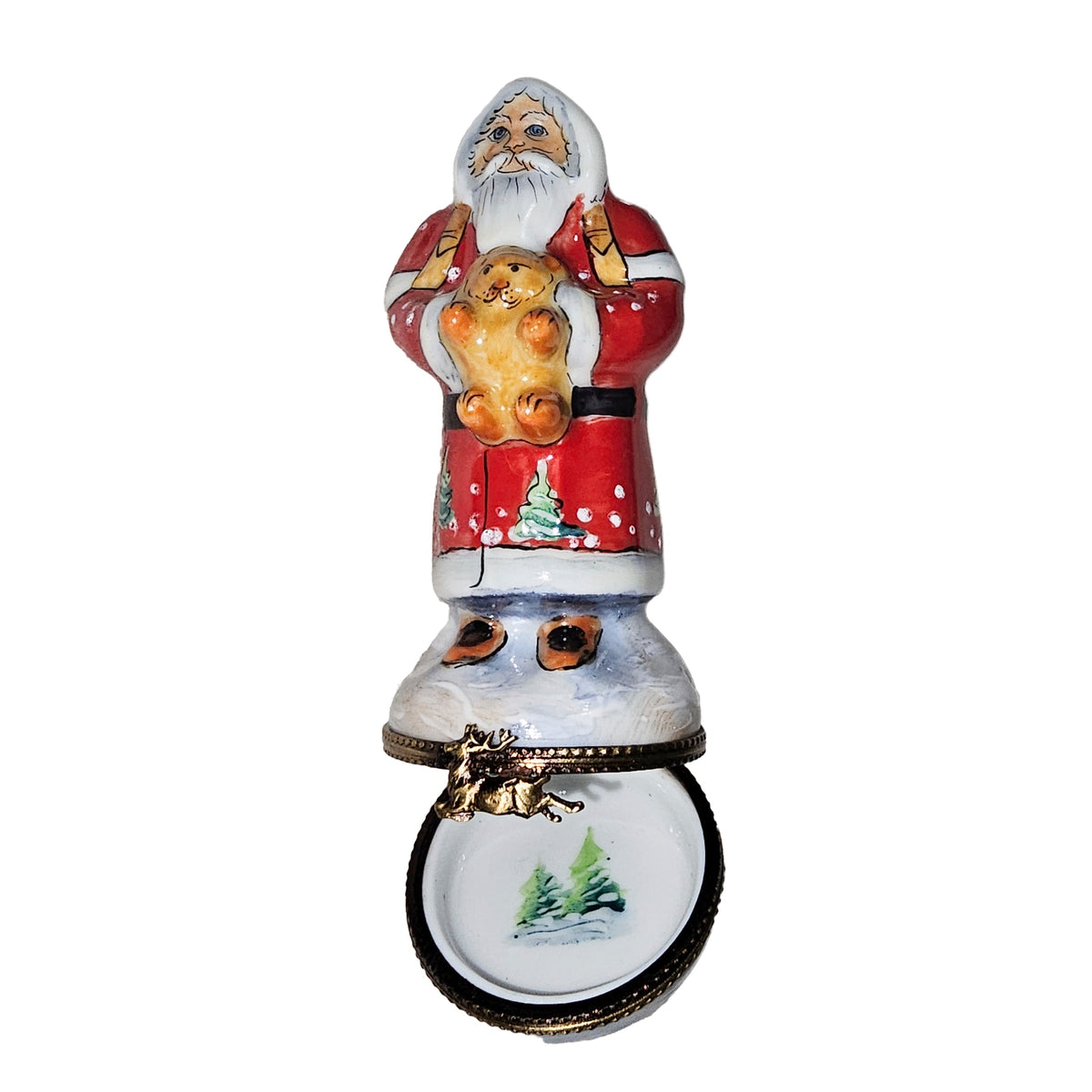 Rochard Santa w Teddy for Holiday Collectors, view 2
