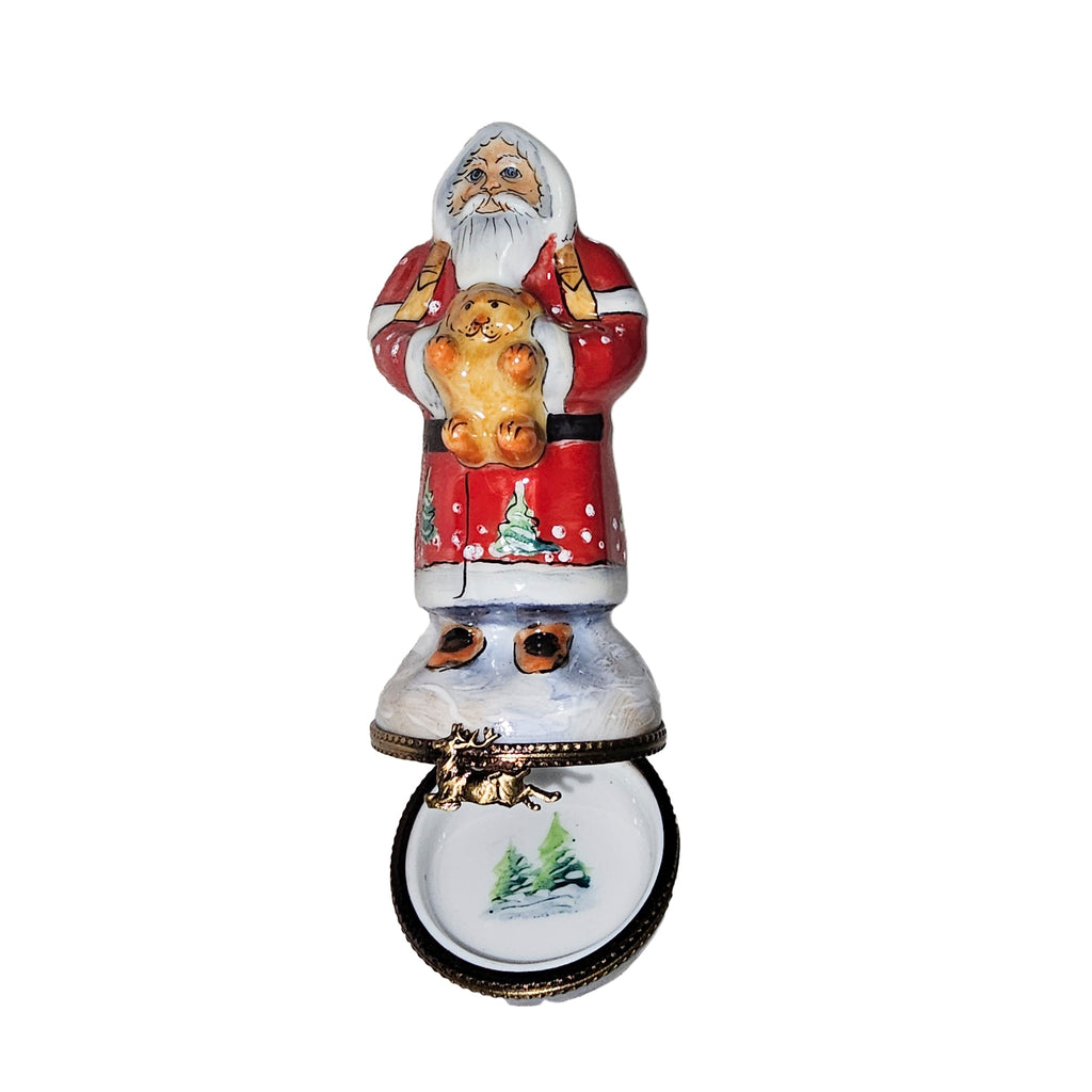 Rochard Santa w Teddy for Holiday Collectors, view 4