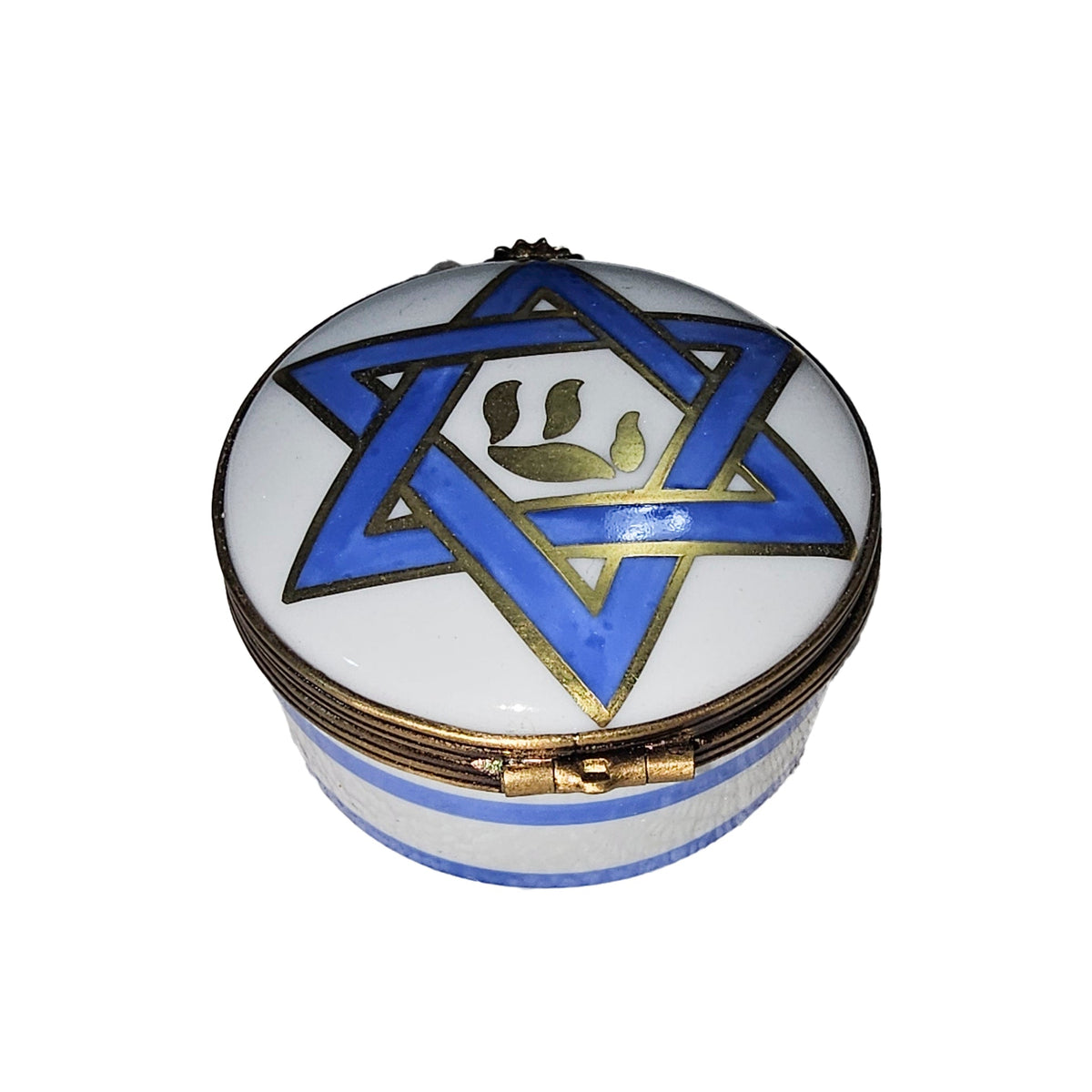 Star of David Round Porcelain Art Object, view 3