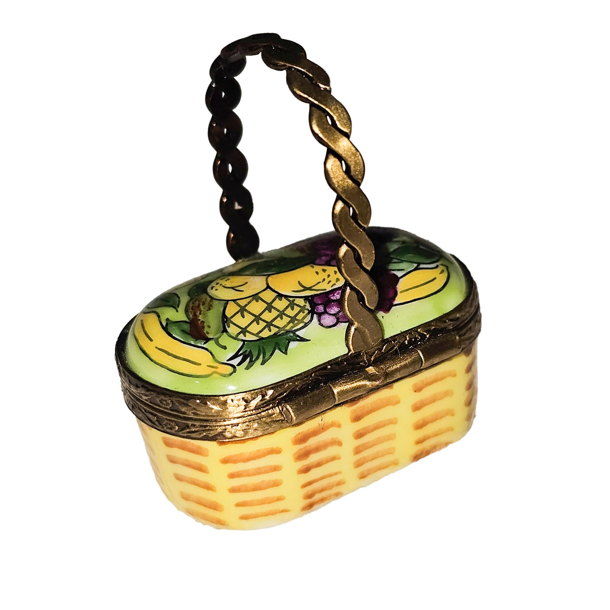 Small Basket w Fruit Limoges Box, view 3