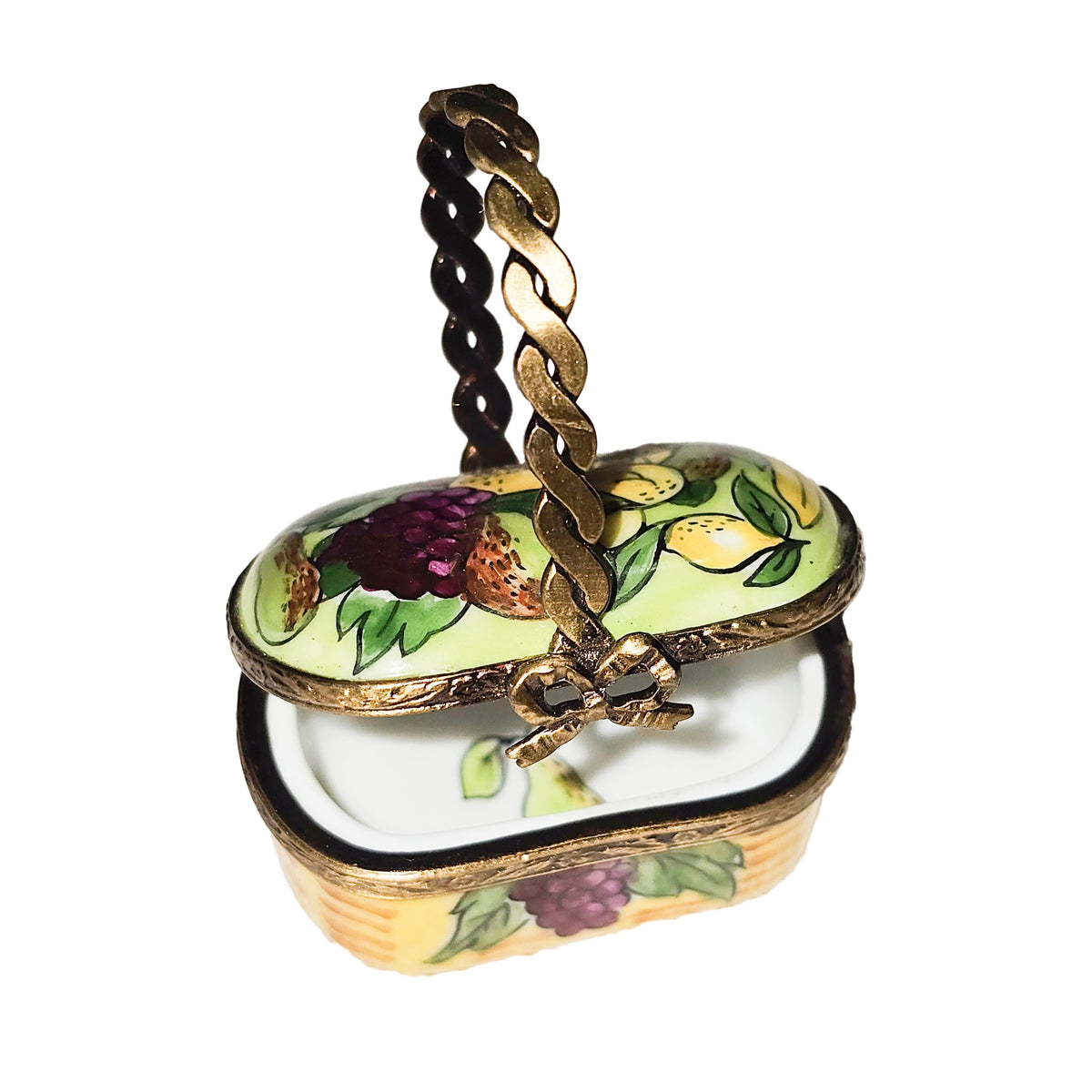 Small Basket w Fruit Limoges Box, view 2