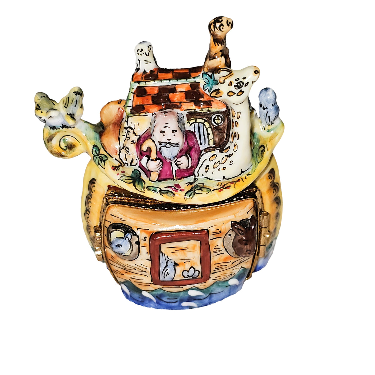 Noah Ark Double Hinged Treasure Box, view 5