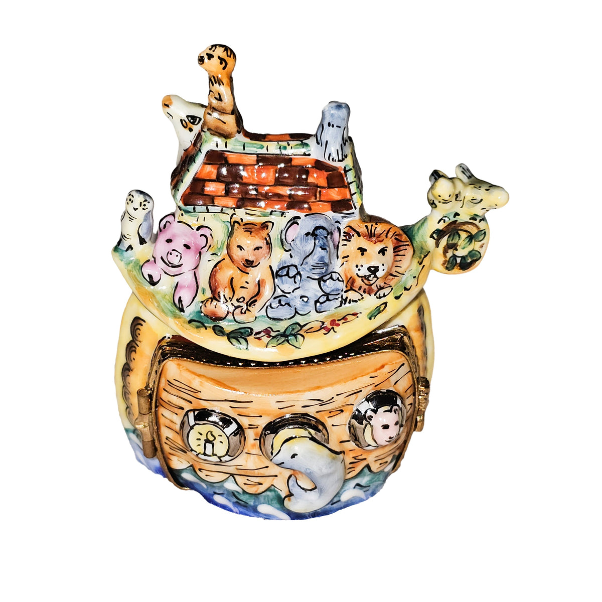 Noah Ark Double Hinged Treasure Box, view 6