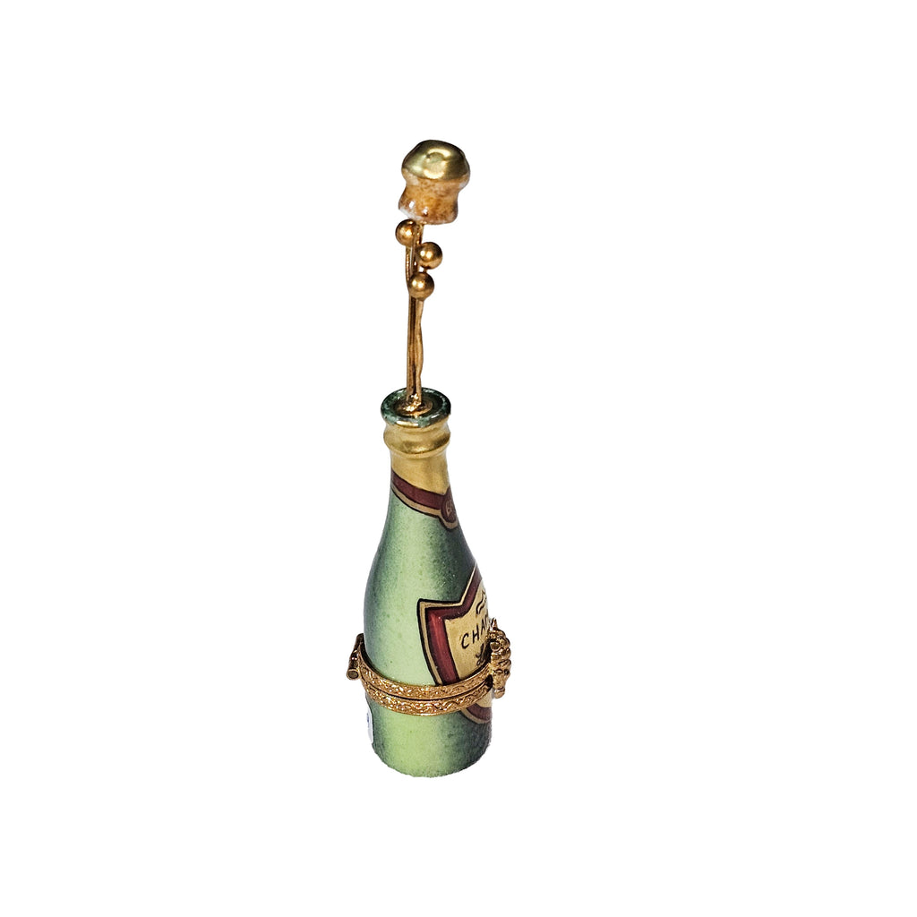 Champagne Bottle w Cracked Cork, view 3