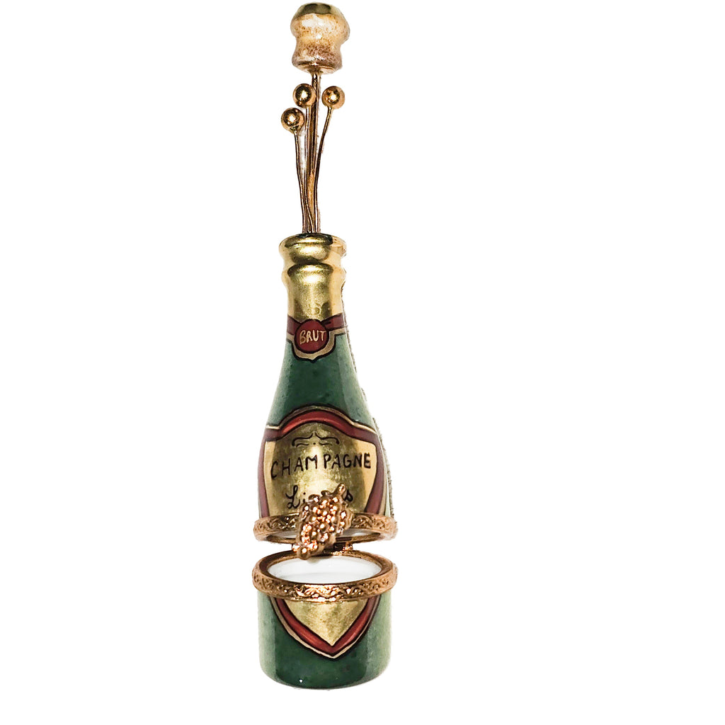 Champagne Bottle w Cracked Cork, view 2