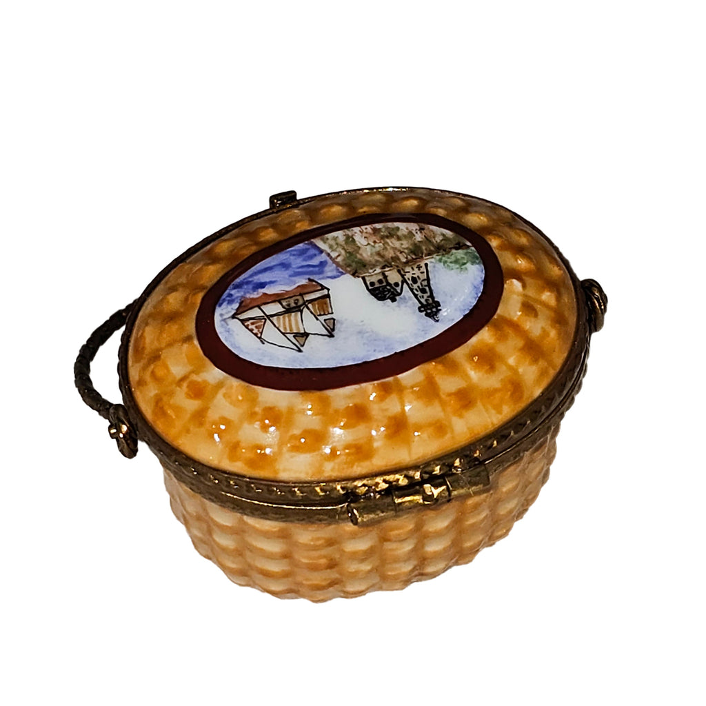Nantucket Picnic Basket for Coastal Lovers Limoges, view 2