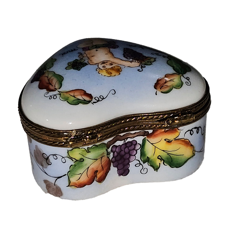 Cherub Toi Moi Love Heart Porcelain Art Object, view 4