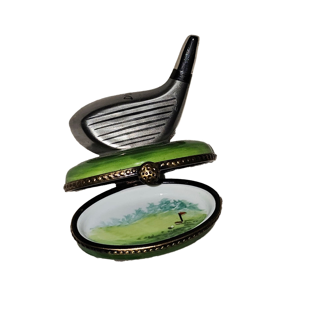 Golf Club Driver Rochard Limoges Box for Collectors, view 2