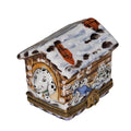 Dalmation in Dog House Limoges Box, a hand-painted Limoges porcelain gift