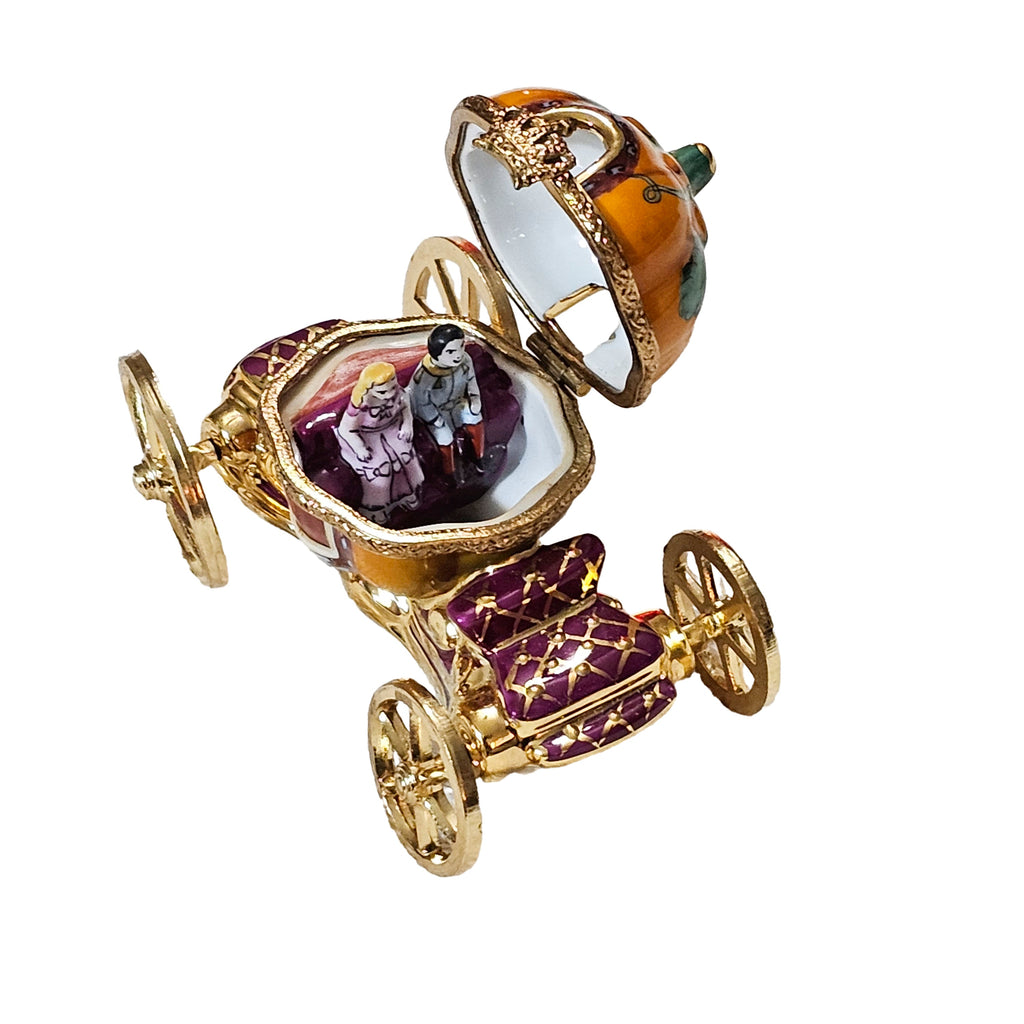 Cinderella Coach Limoges Box for Collectors Limoges, view 2