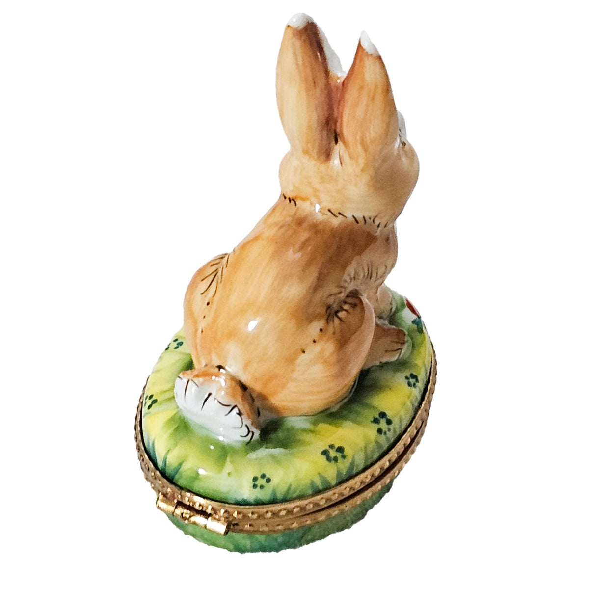 Rabbit on Grass Limoges Box for Charming Home Decor, view 3