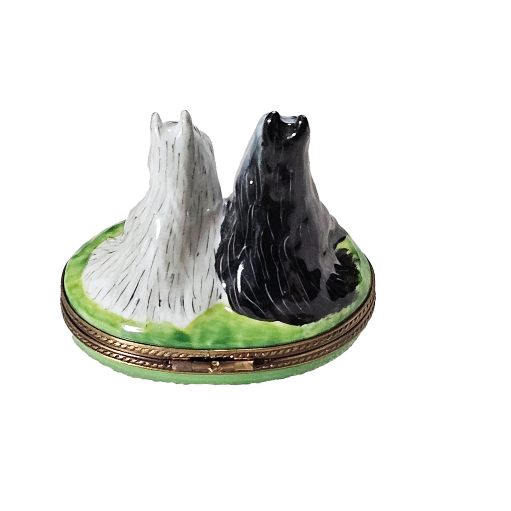 Salt Pepper Schnauzers 1 Limoges Box, view 3