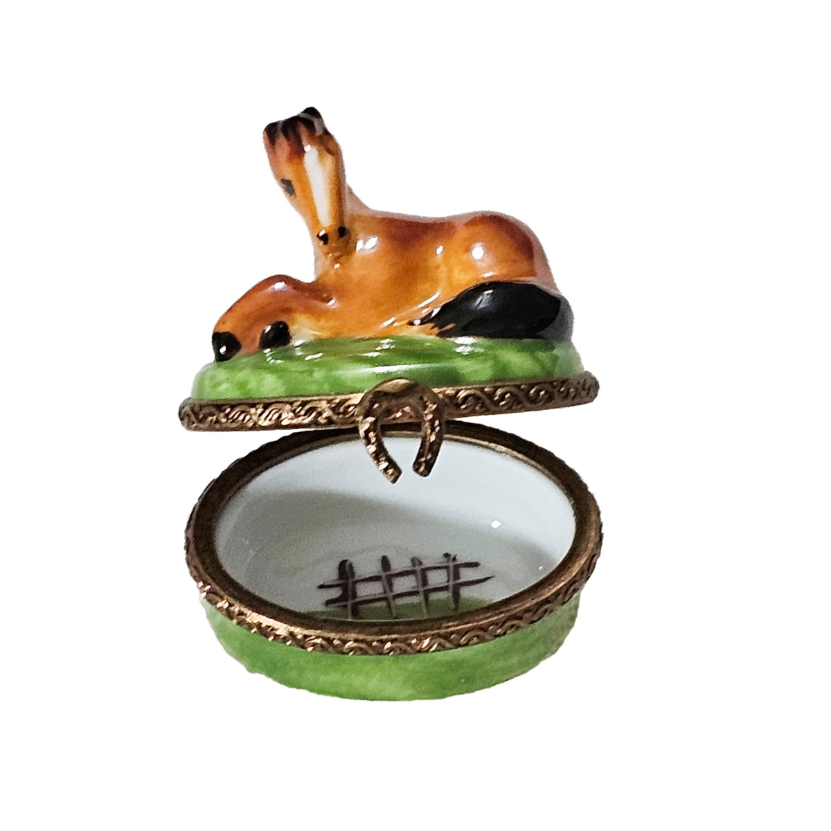 Mini Horse 1 Limoges Box for Collectors, view 2