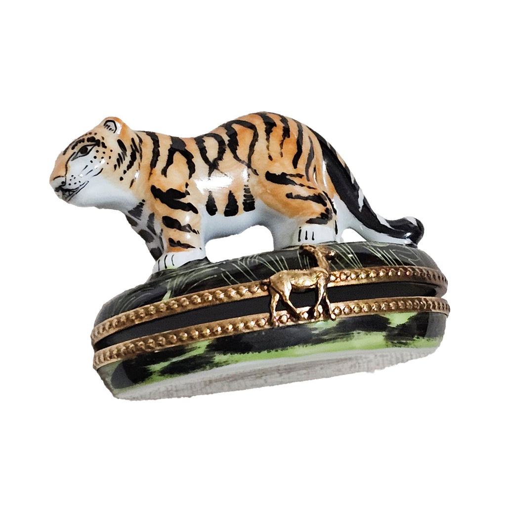 Jungle Tiger Limoges Box for Animal Lovers, view 3