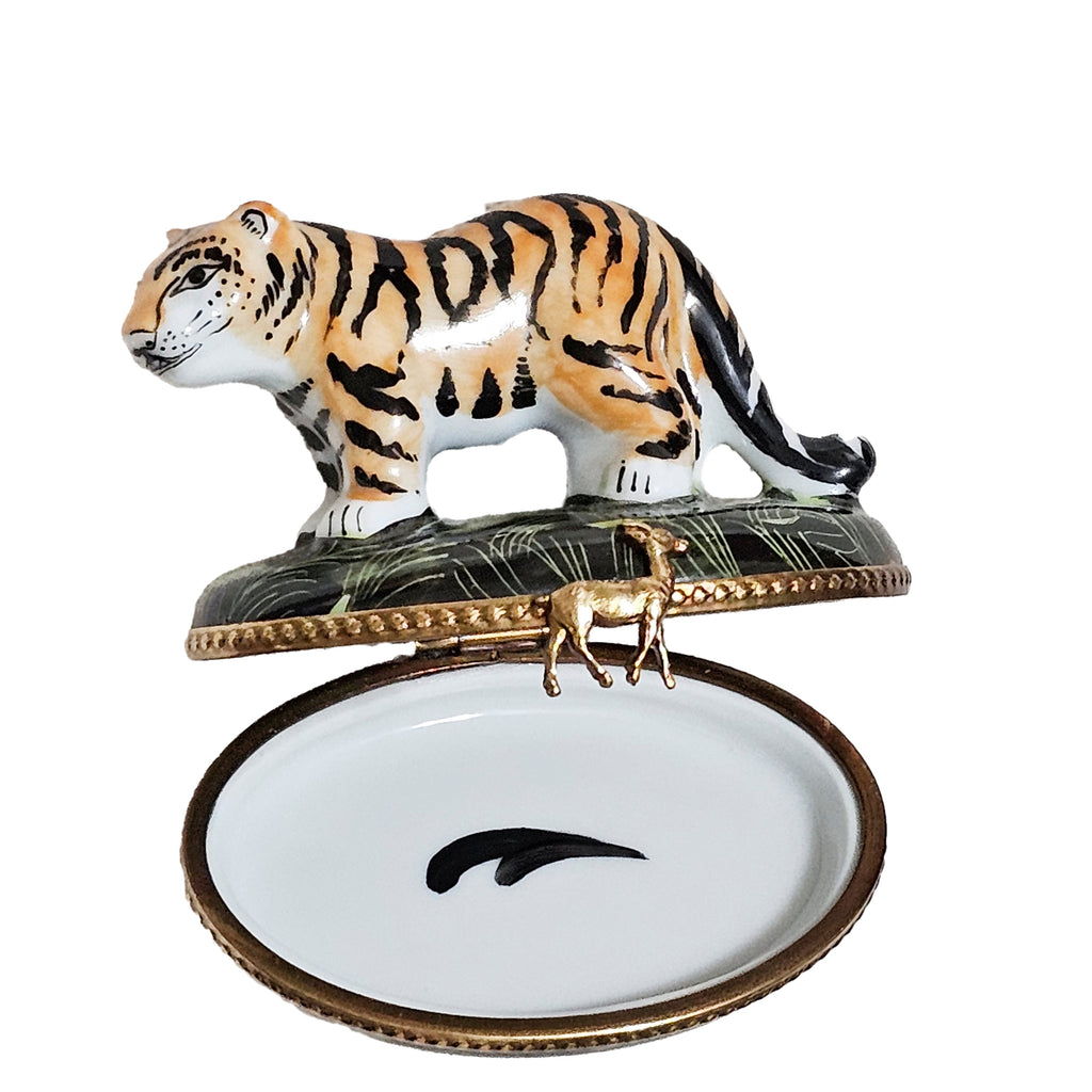 Jungle Tiger Limoges Box for Animal Lovers, view 2