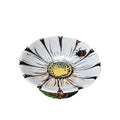 Large White Daisy with Ladybug Limoges Box, a hand-painted Limoges porcelain gift