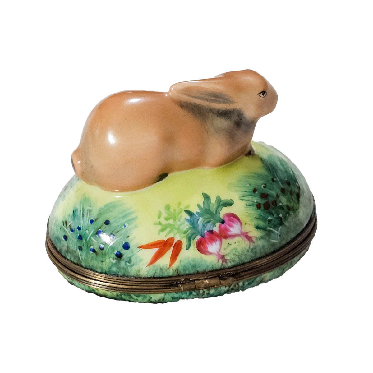 Rabbit on Grass 1 Limoges Box Gift, view 3
