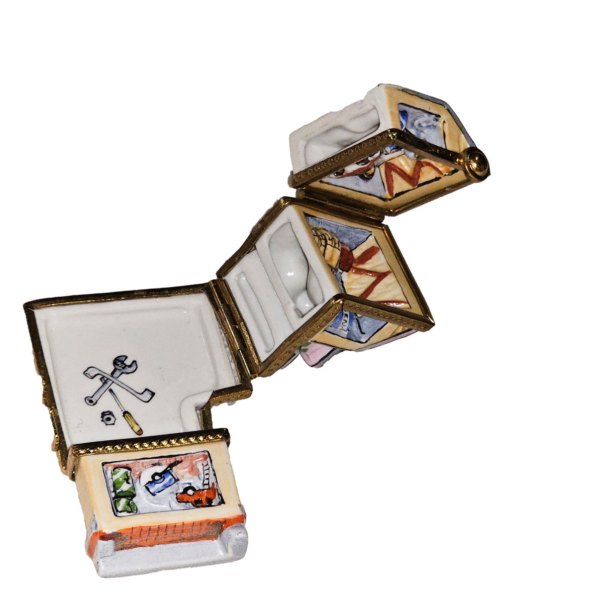 Four Hinged Garage Limoges Box Collectors Gift, view 2