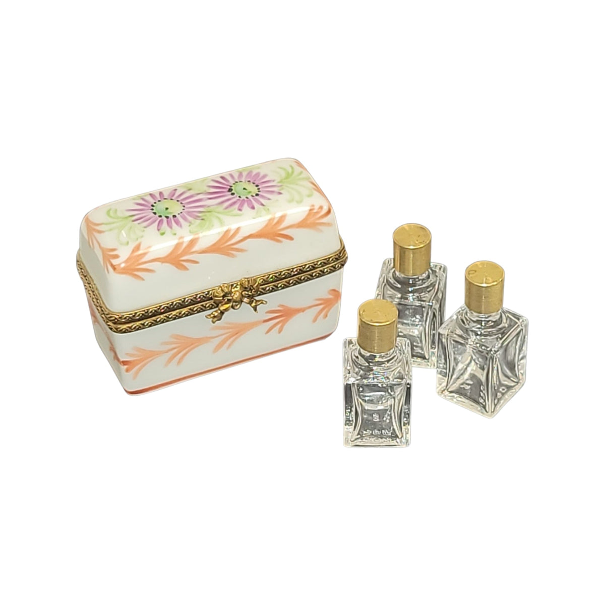 The painter's artistry shows on this 3 Perfume Orange for Timeless Limoges box