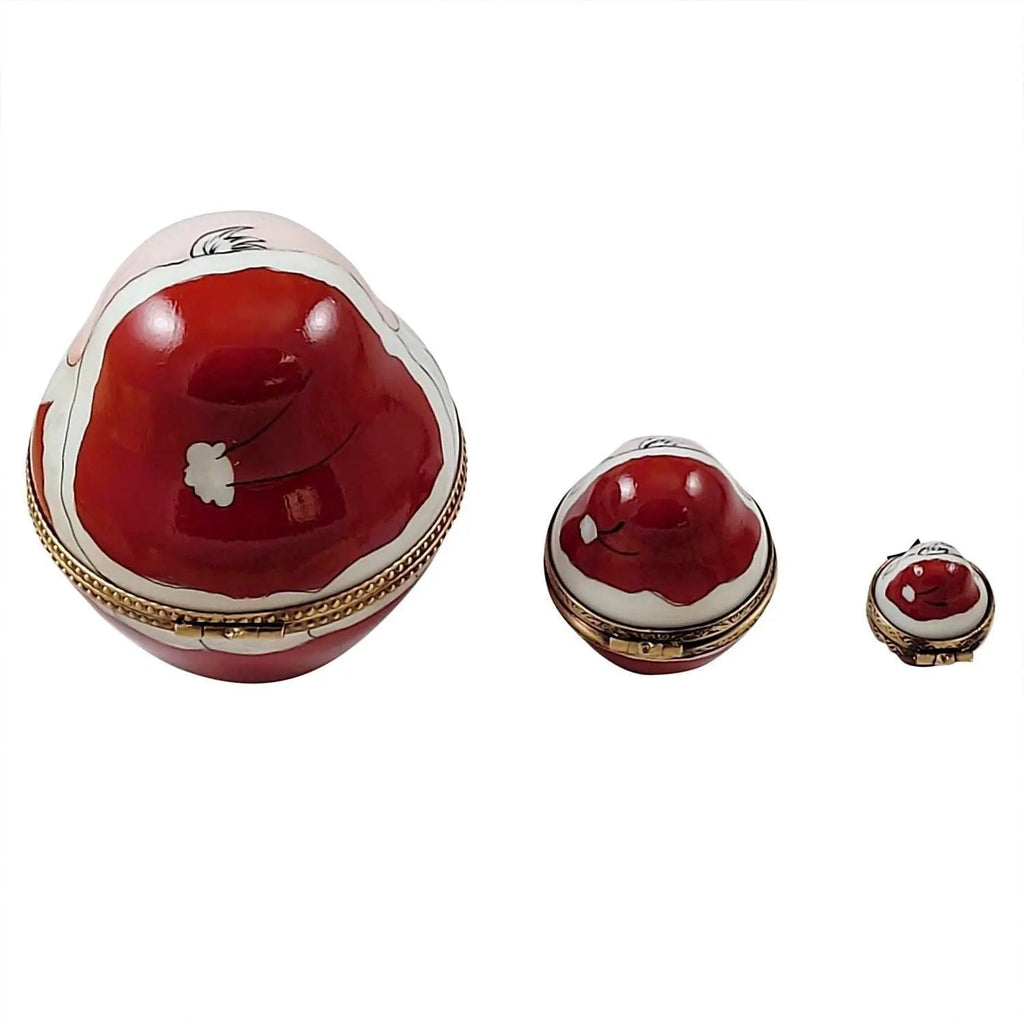 The 3 Old World Nesting Santa, a Limoges keepsake with true French charm