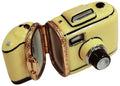 Vintage 35mm Yellow Camera Limoges Box for Collectors, a hand-painted Limoges porcelain gift
