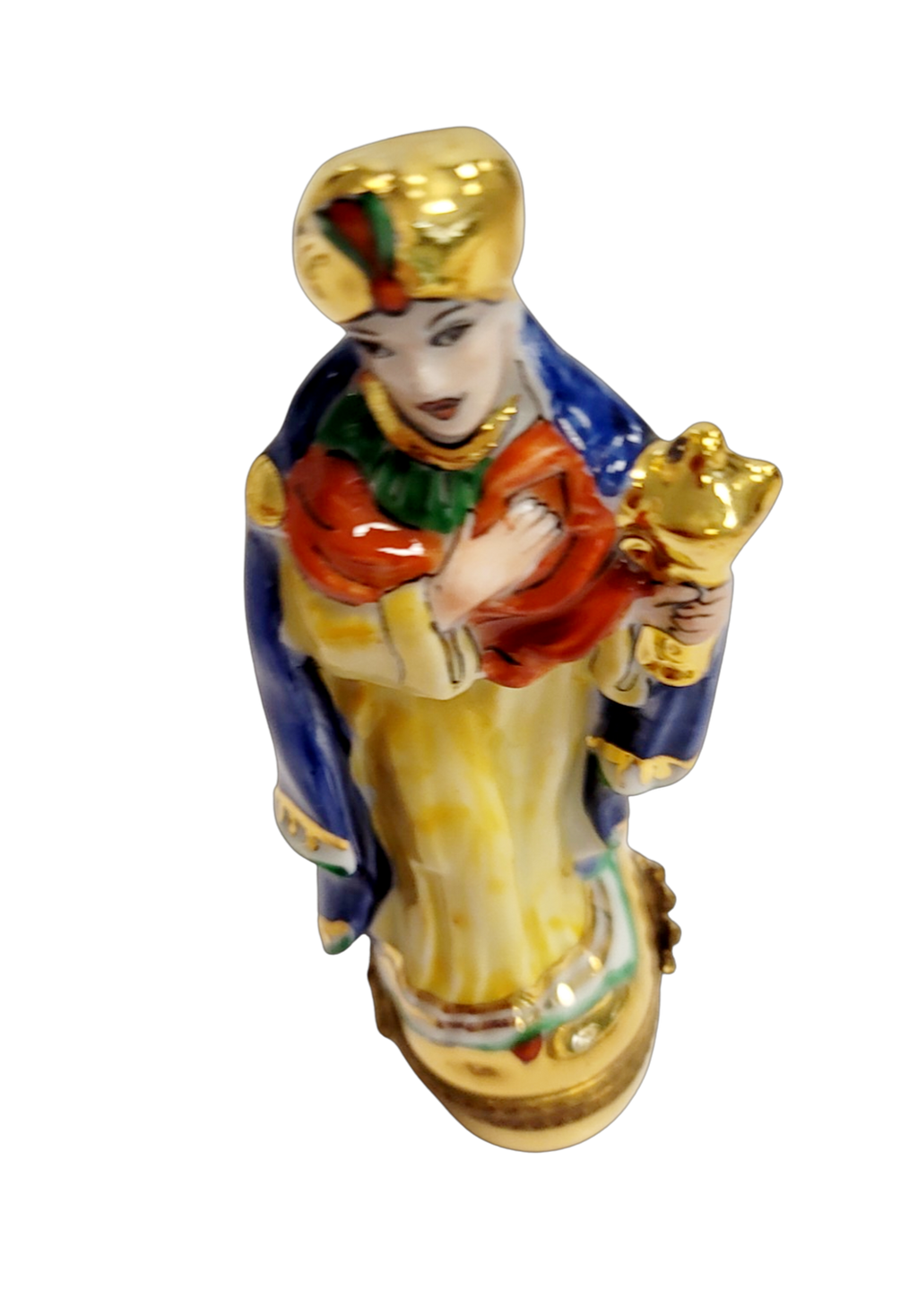 6 Piece Nativity Gold Bottom Limoges Box Figurine Set, view 11