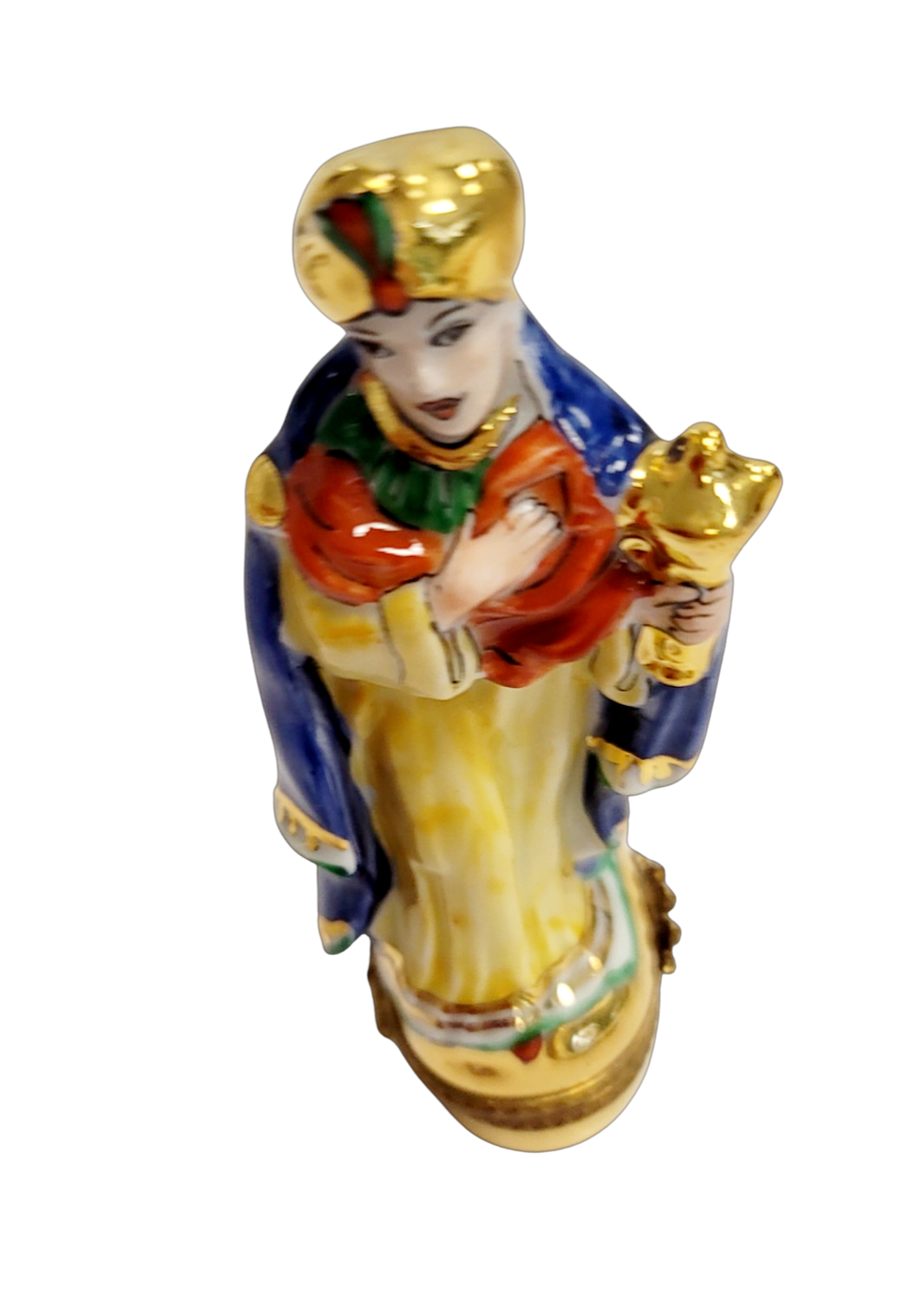 6 Piece Nativity Gold Bottom Limoges Box Figurine Set, view 11