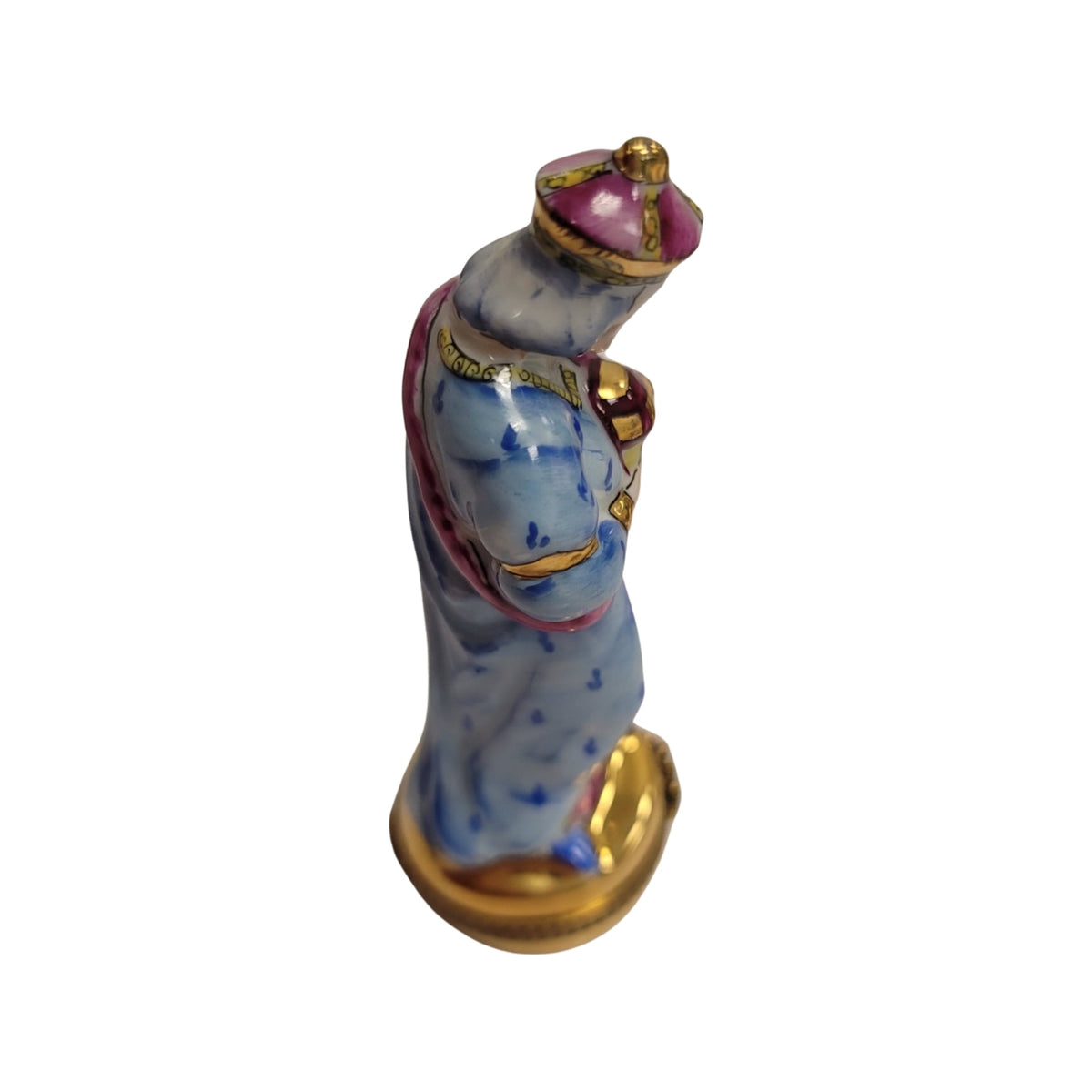 6 Piece Nativity Gold Bottom Limoges Box Figurine Set, view 15