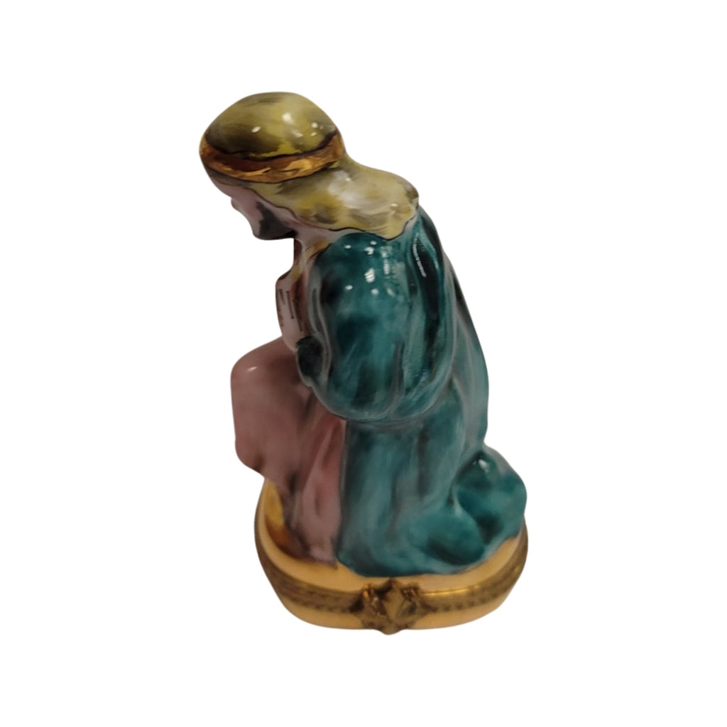 6 Piece Nativity Gold Bottom Limoges Box Figurine Set, view 24